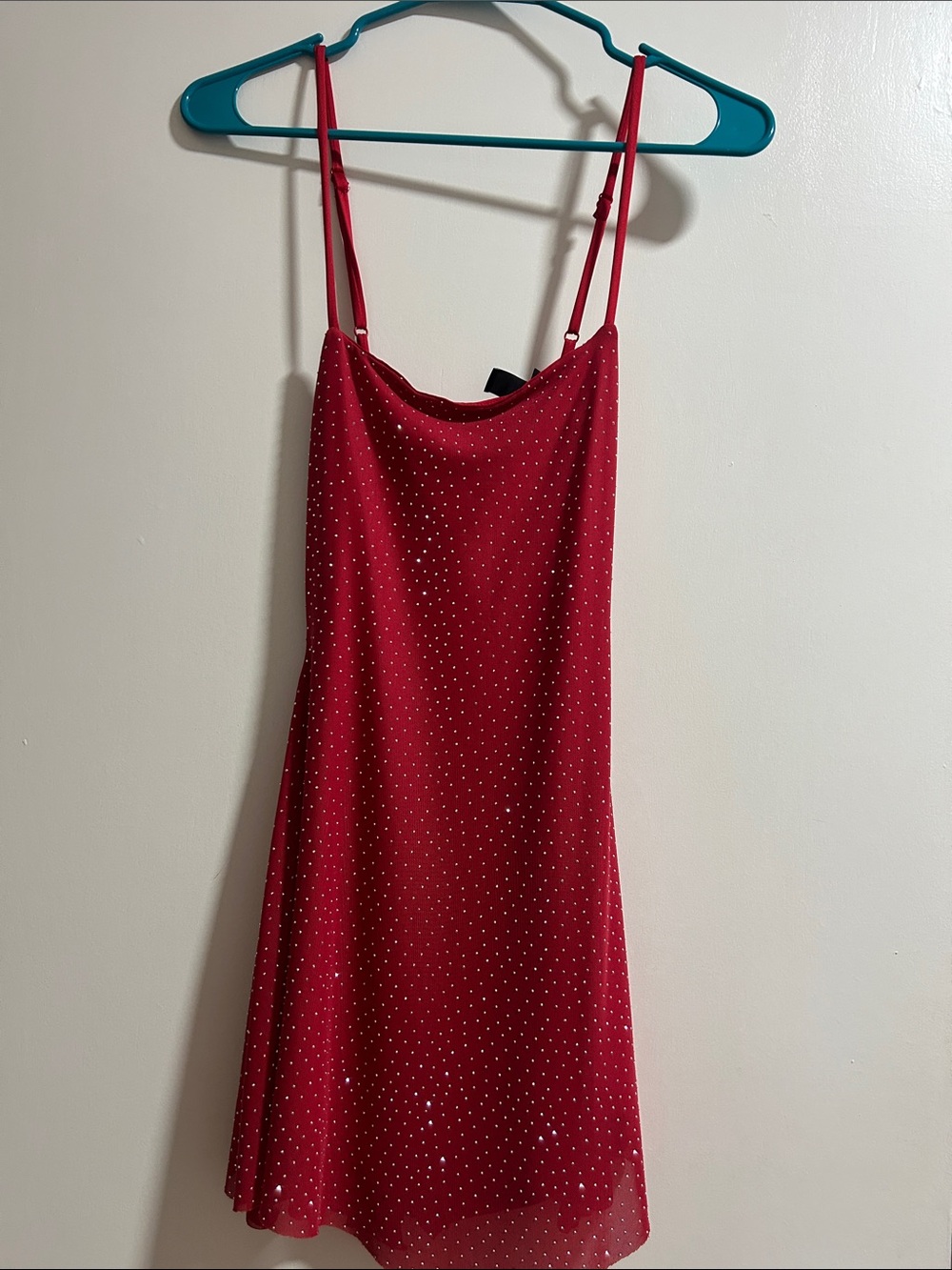 Windsor Red Polka Dot Slip Dress